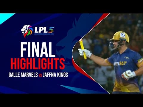 Jaffna Kings v Galle Marvels | Grand Final